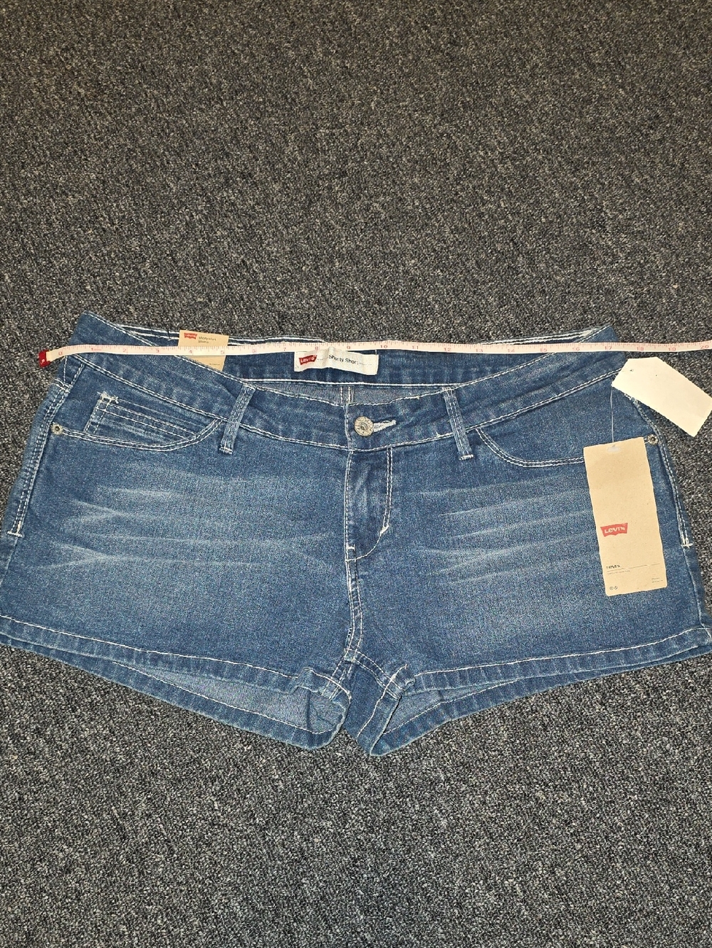 Levi's Women's Medium Blue Denim Shorts